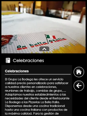 Pizzería Bella Italia android App screenshot 5